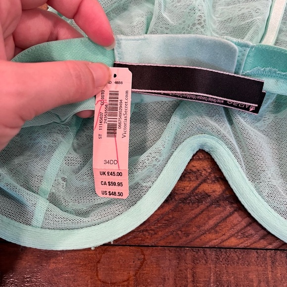 Victoria's Secret Sexy Blue Lace Bra Intimates - Picture 3 of 3